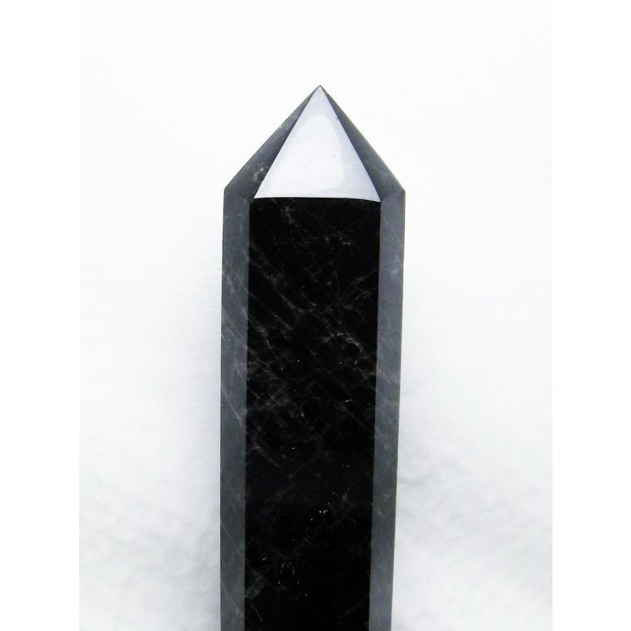1.9Kg モリオン 純天然 黒水晶 六角柱 t43-8135 : 誠安天然石