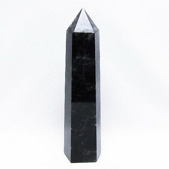 モリオン 純天然 黒水晶 六角柱 t43-8482 : 誠安天然石専門店