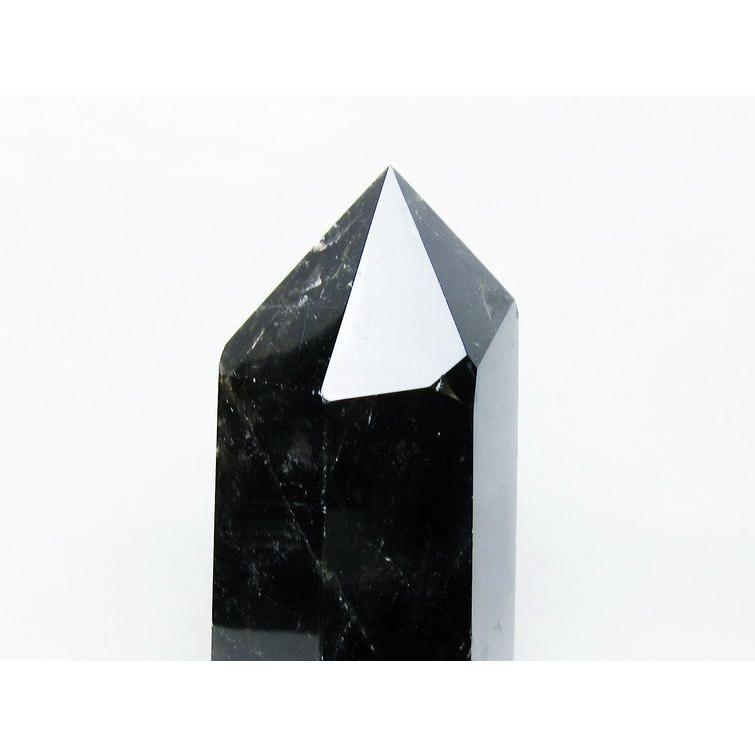 1.6Kg モリオン 純天然 黒水晶 六角柱 t43-8608 : 誠安天然石専門店
