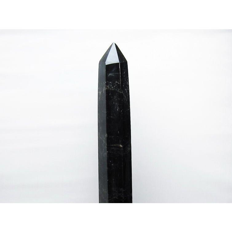 2.8Kg モリオン 純天然 黒水晶 六角柱 t43-8705 : 誠安天然石専門店