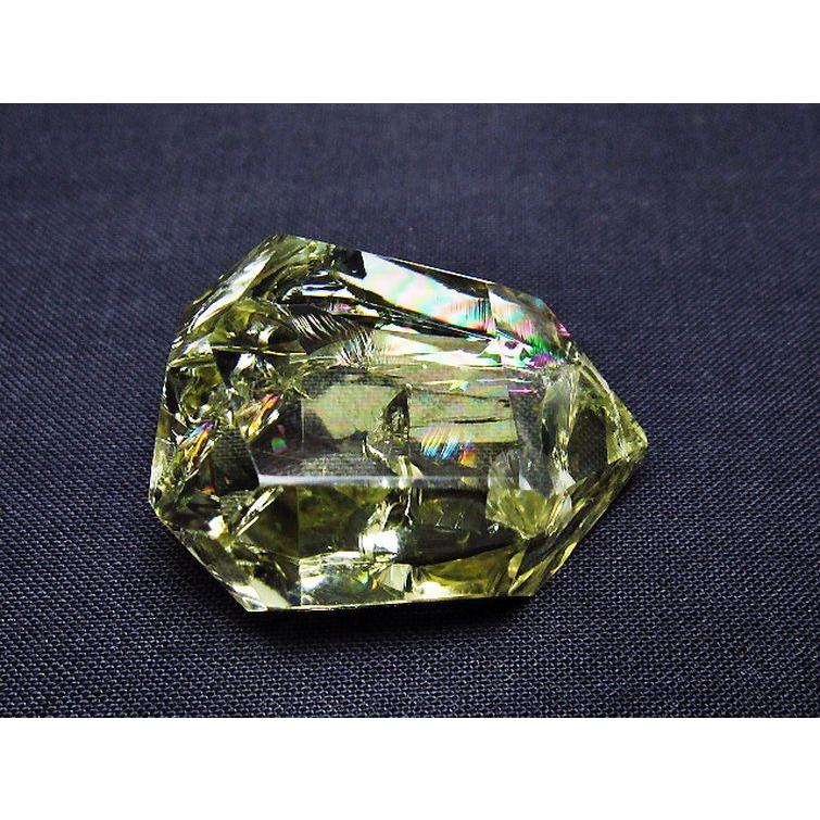 虹入り 黄水晶(シトリン) 原石 t436-3041 : 誠安天然石専門店 - 通販