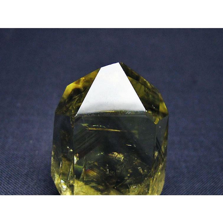 虹　透明感◎ ファントム　ずっしり重たいシトリン＊　天然石ポイント 85 虹入り シトリンファントム 原石 t436-3063 : 誠安天然石専門店 - 通販