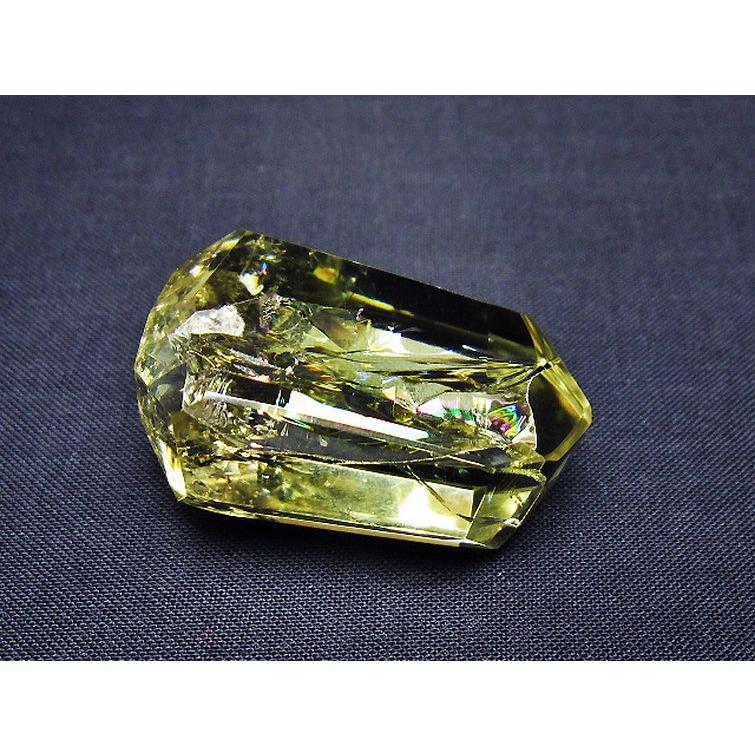 虹入り 黄水晶(シトリン) 原石 t436-3066 : 誠安天然石専門店 - 通販
