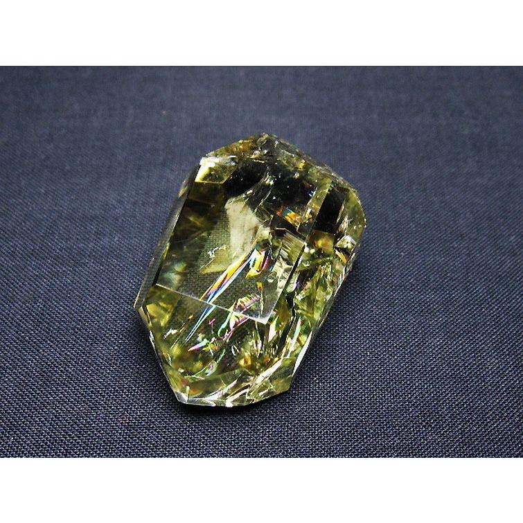 虹入り 黄水晶(シトリン) 原石 t436-3066 : 誠安天然石専門店 - 通販