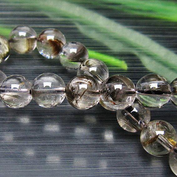 放射プラチナルチルクォーツ ブレスレット 9mm t437-2246