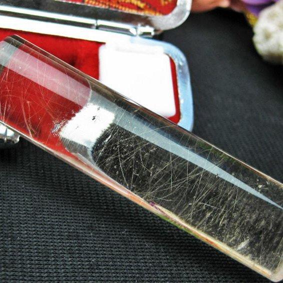 印材（ルチルクォーツ） ルチルクォーツ 印材 豪華 金針ルチル水晶 t44-409 : 誠安天然石専門店