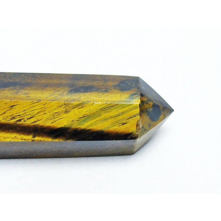 タイガーアイ※黄虎目石 六角柱 t443-4754 : 誠安天然石専門店 - 通販