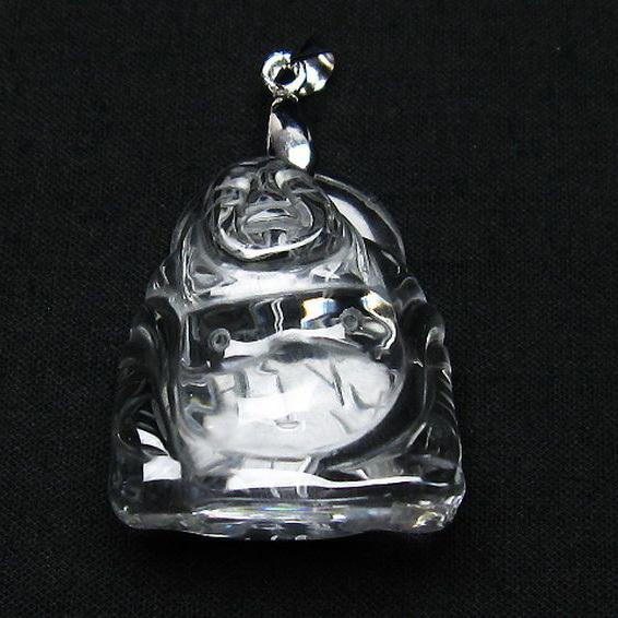 ヒマラヤ水晶 布袋様 ペンダント t454-1593 : 誠安天然石専門店 - 通販