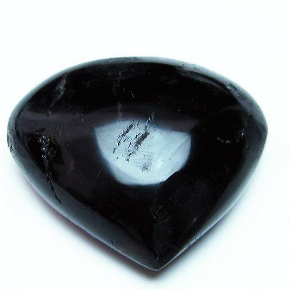 モリオン 純天然 黒水晶 ハート 置物 t457-3315 : 誠安天然石専門店