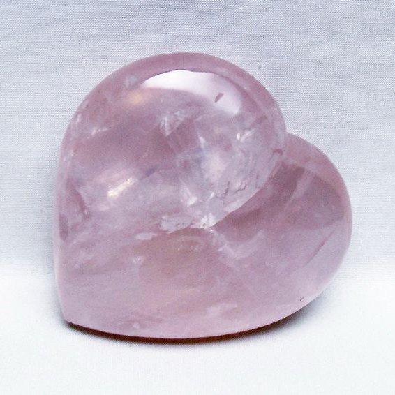 ローズクォーツハート 置物 t457-4645 : 誠安天然石専門店 - 通販
