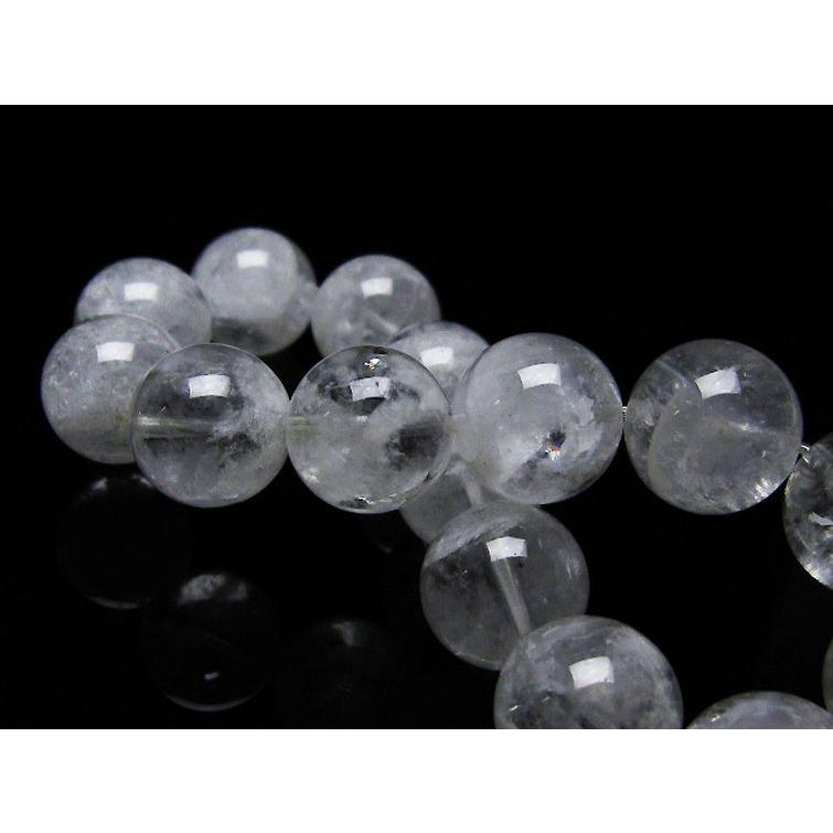 ラビットヘア ファントム 水晶 ブレスレット 14mm t458-1288 : 誠安 