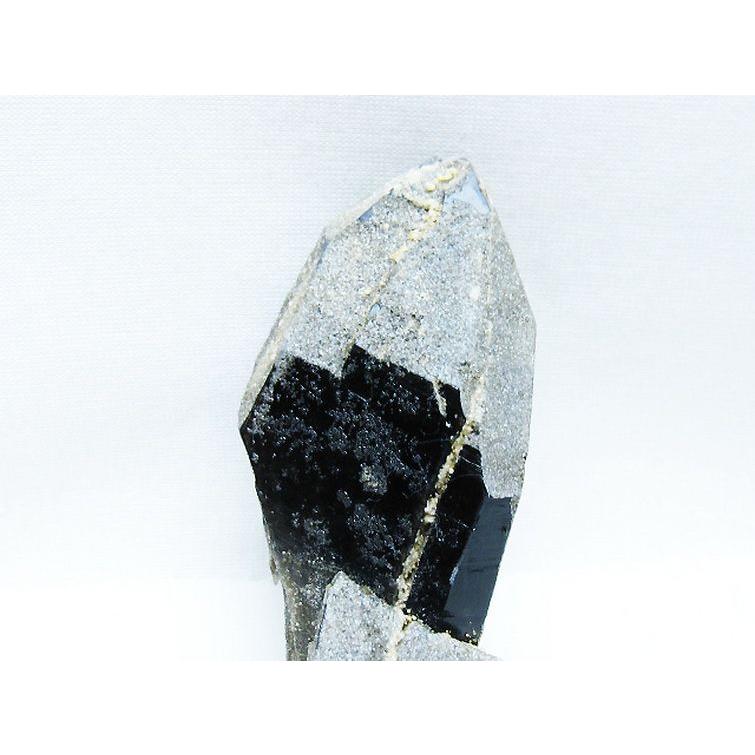 高純度】希少【最強魔除け】雪景色☆モリオン（黒水晶）原石1.55kg