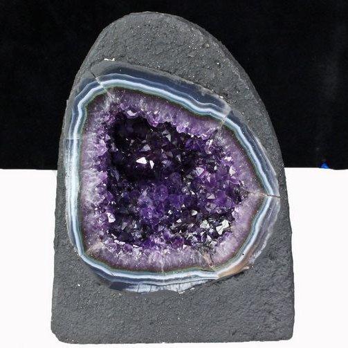 ブラジル産アメジストドーム 1280g 天然石 原石 紫水晶 アメジストドーム 1.7Kg ブラジル産 濃紫 天然石 原石 紫水晶 晶洞