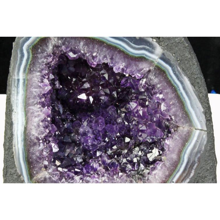 アメジストドーム 1.7Kg ブラジル産 濃紫 天然石 原石 紫水晶 晶洞