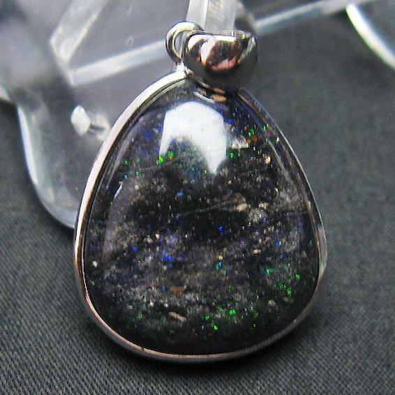 ブラックオパール ペンダント t468-509 : 誠安天然石専門店 - 通販