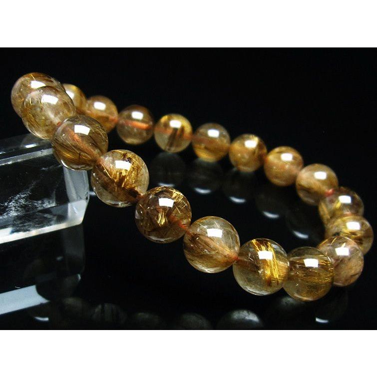 タイチンルチルブレスレット 楽天市場】世界最高峰のタイチンルチル！13mm30Aタイチンルチル