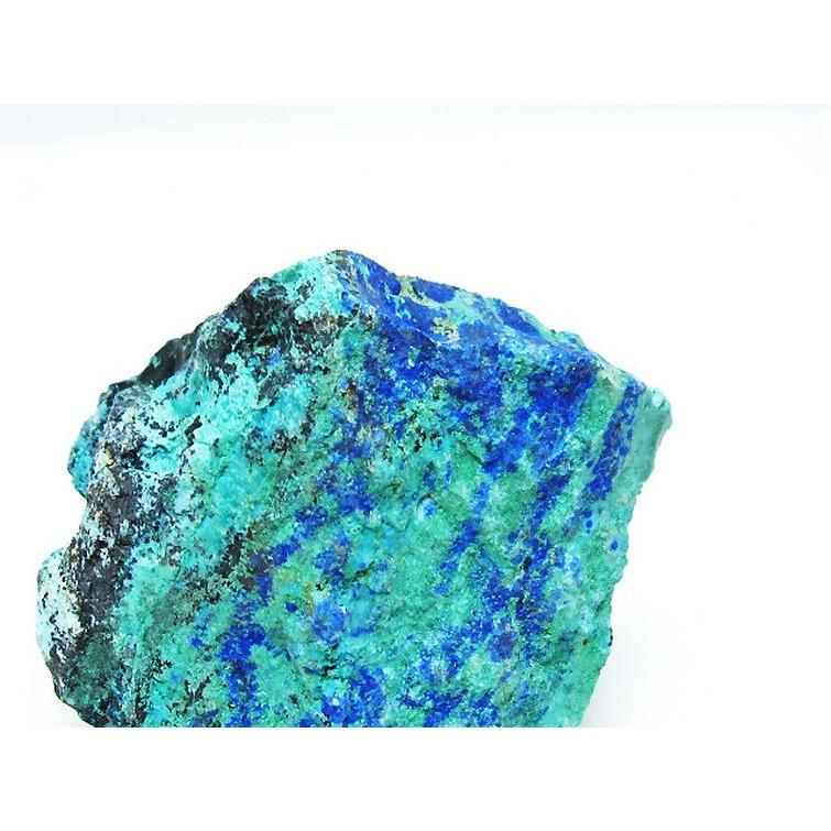 アズライト 藍銅鉱 ブルーマラカイト 原石 t485-3328 : 誠安天然石専門