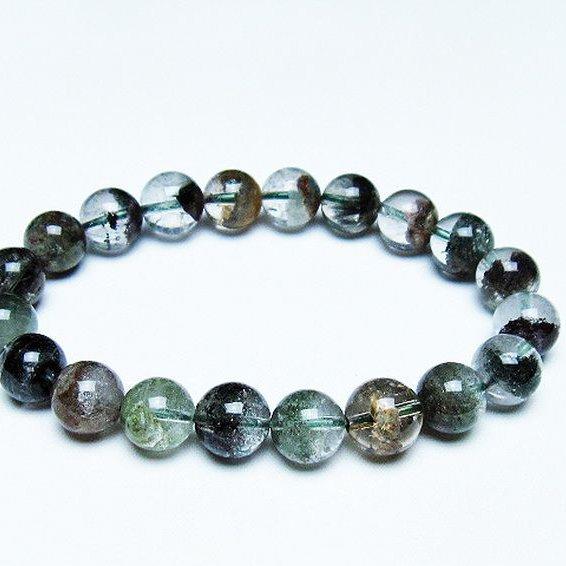 グリーンファントム 8mm～10mm ブレスレット 天然石 グリーンファントム 8mm～10mm ブレスレット 天然石 1-054-main.jpg