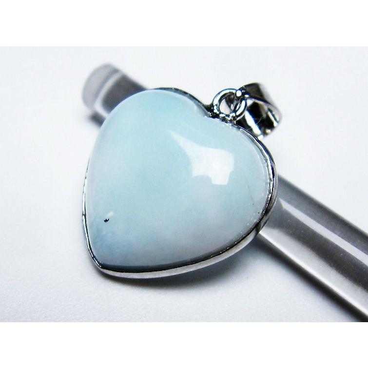 ラリマーハート ペンダント t495-4042 : 誠安天然石専門店 - 通販