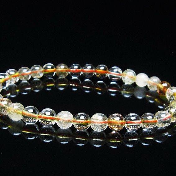 タイチンルチルクォーツ ルチルクォーツ ゴールドルチル ブレスレット 金針水晶 金運 仕事運 ルチルクォーツ 金紅石入り水晶 ゴールドルチル