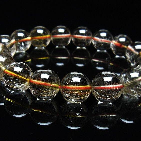 ルチルクォーツ（金針ルチル水晶） ブレスレット 13mm t50-9141 : t50 