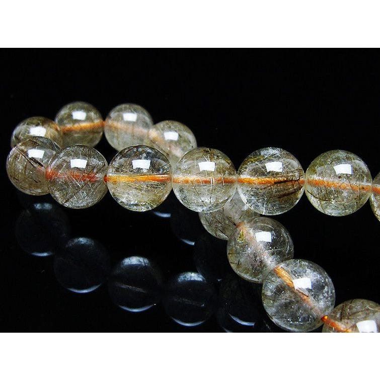 [本物 新品]ルチルクォーツ 10mmブレスレット ルチルクォーツ（金針ルチル水晶） ブレスレット 10mm t50-9868 : 誠安