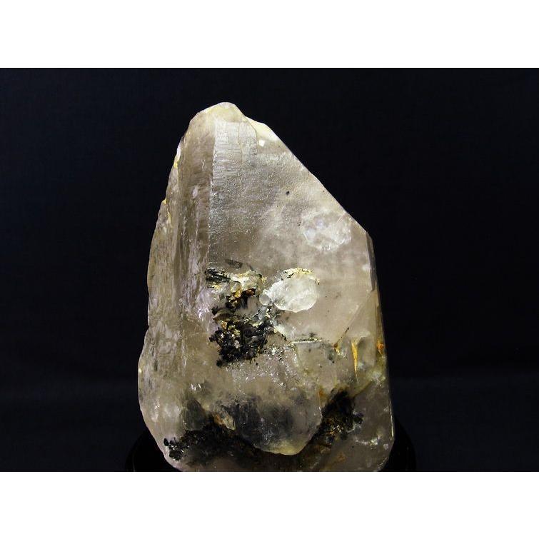 2.1Kg ライトニング水晶 原石 タイチンルチル入り t501-4032_3