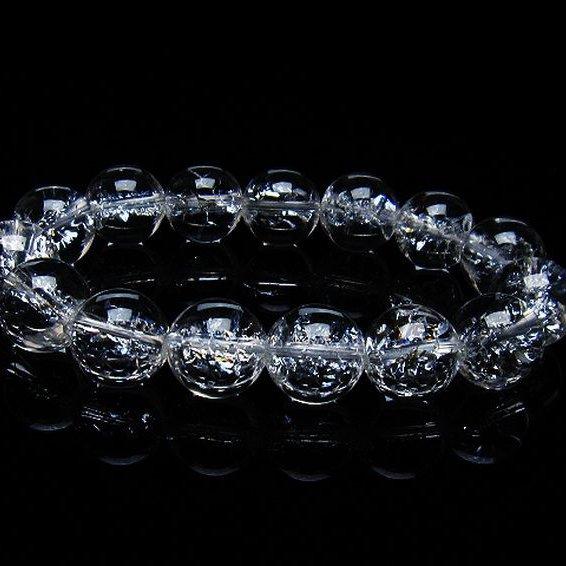 14mm ミナスジェライス産アイリスクォーツ（虹水晶）ブレスレット 14mm ミナスジェライス産 アイリスクォーツ（虹水晶