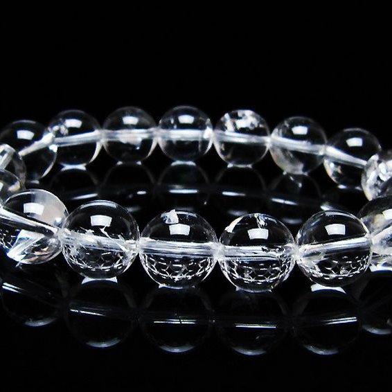 アイリスクォーツ 虹入り レインボー水晶 ブレスレット 12mm t506-2637