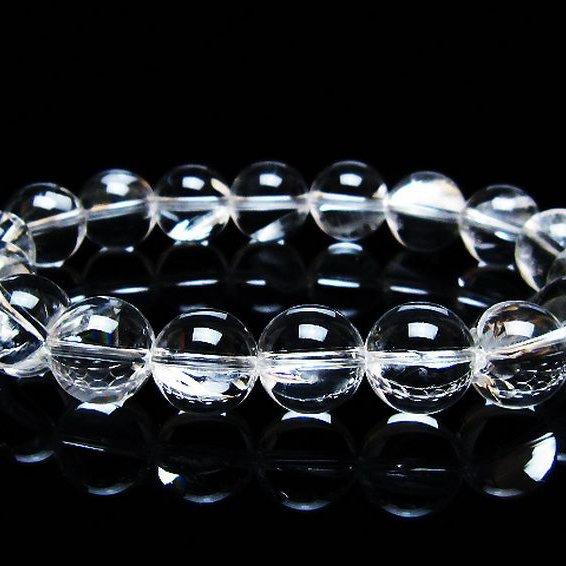 アイリスクォーツ 虹入り レインボー水晶 ブレスレット 12mm t506-2881