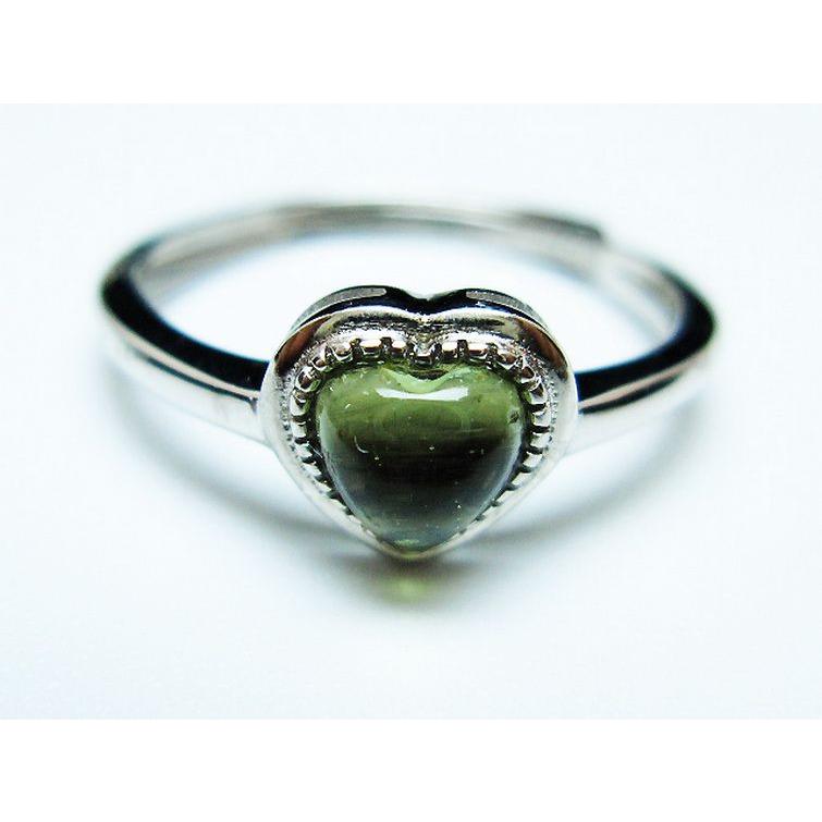 【12月25日迄限定】モルダバイト　K18 　リング モルダバイトK18リング13号 | 秘密の石屋