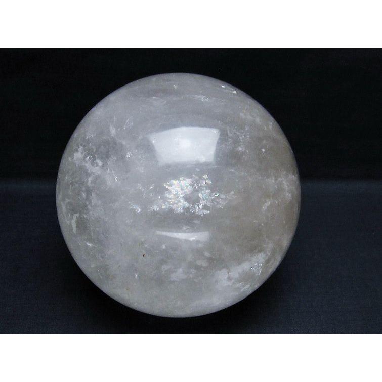 水晶 　丸玉　台付 水晶丸玉 A 約200g No,3969｜置物/彫り物 | 天然石・パワーストーンの