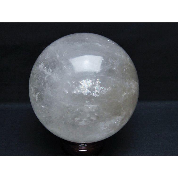 水晶玉　約80mm　約950g 2.6Kg ライトニング水晶 丸玉 125mm t529-5669 : 誠安天然石専門店