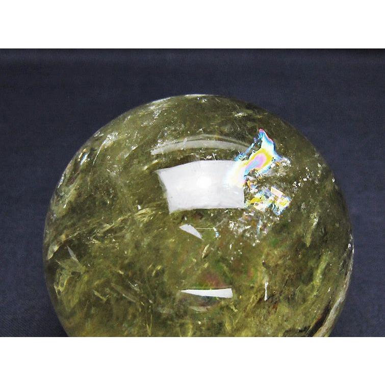 デンドリティック シトリン水晶 丸玉 64mm t529-5763 : 誠安天然石専門