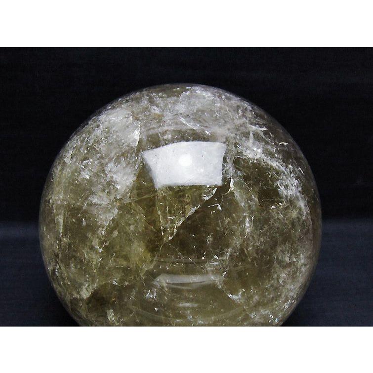 2.7Kg シトリン水晶 丸玉 125mm t529-5874 : 誠安天然石専門店 - 通販