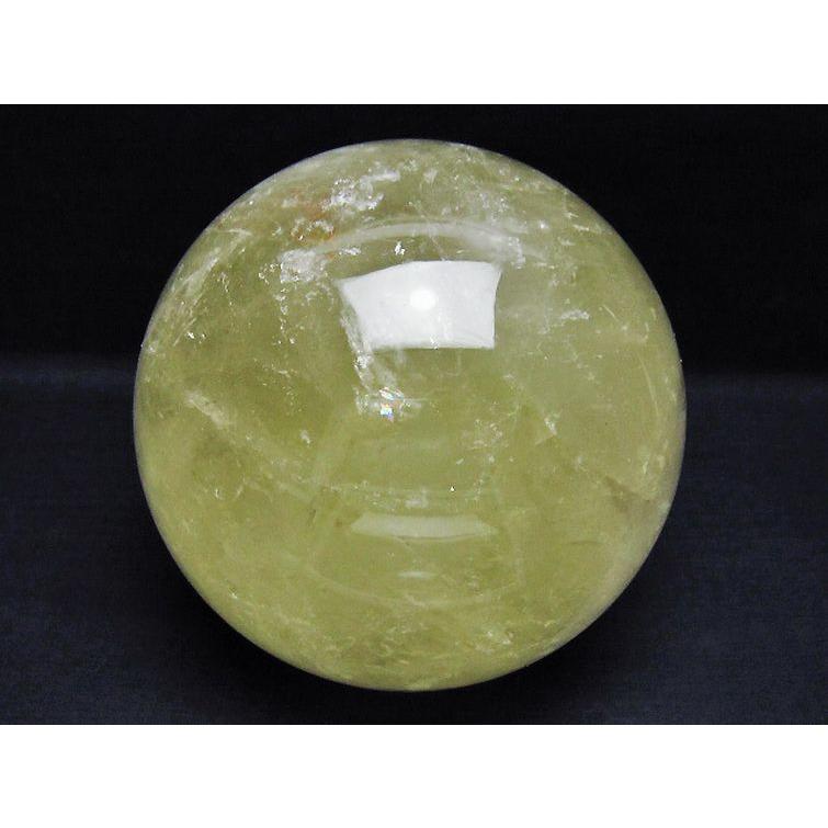 2.6Kg シトリン水晶 丸玉 125mm t529-5912_1