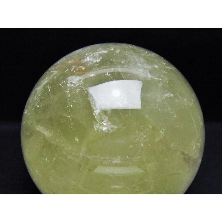 2.6Kg シトリン水晶 丸玉 125mm t529-5912_2