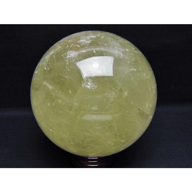 2.6Kg シトリン水晶 丸玉 125mm t529-5912_3