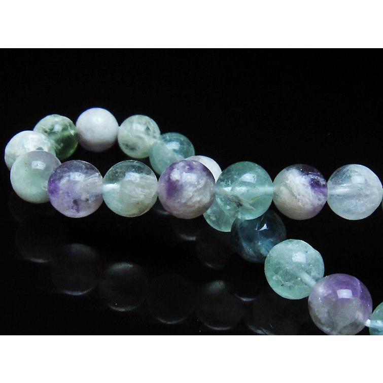 高品質 虹入り ブルー グリーン フェザーフローライト ブレスレット 高品質 虹入り ブルー グリーン フェザーフローライト ブレスレット