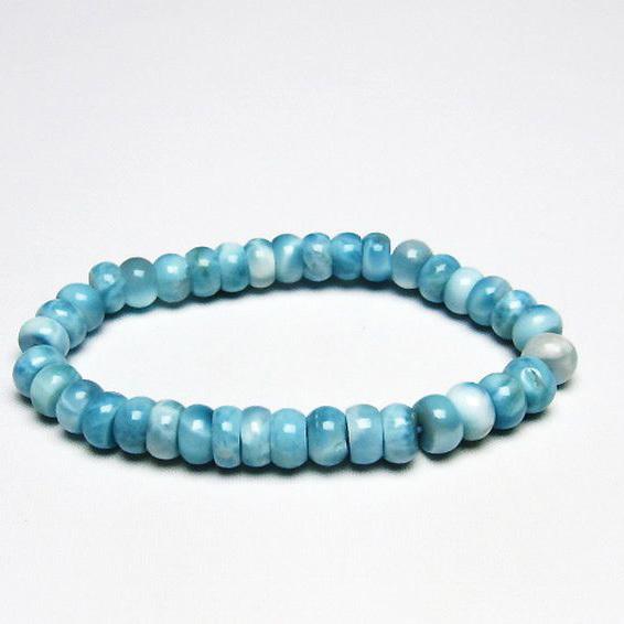 ラリマー ブレスレット 9mm t54-4725