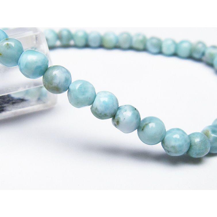 ラリマー ブレスレット 5mm t54-5521 : 誠安天然石専門店 - 通販  