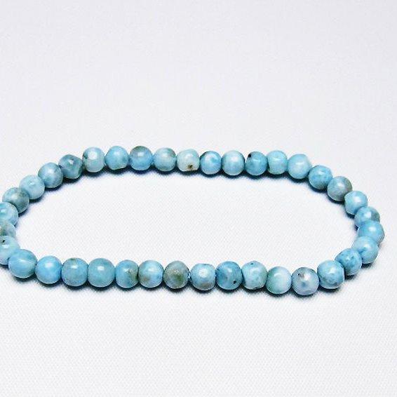 ラリマー ブレスレット 5mm t54-5582 : 誠安天然石専門店 - 通販