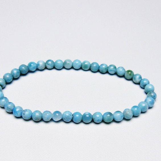 ラリマー ブレスレット 5mm t54-5612 : 誠安天然石専門店 - 通販