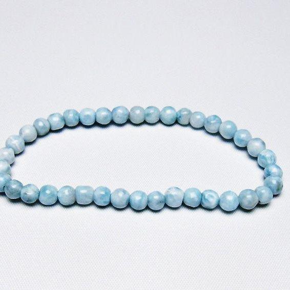 ラリマー ブレスレット 5mm t54-5617 : 誠安天然石専門店 - 通販