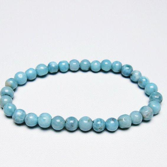 ラリマー ブレスレット 6mm t54-5638 : 誠安天然石専門店 - 通販