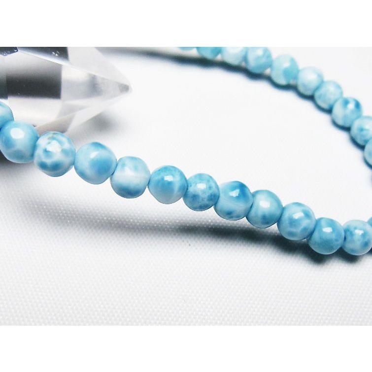 ラリマー ブレスレット 5mm t54-5727 : 誠安天然石専門店 - 通販