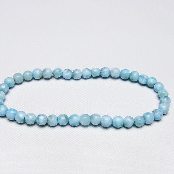 ラリマー ブレスレット 5mm t54-5818 : 誠安天然石専門店 - 通販