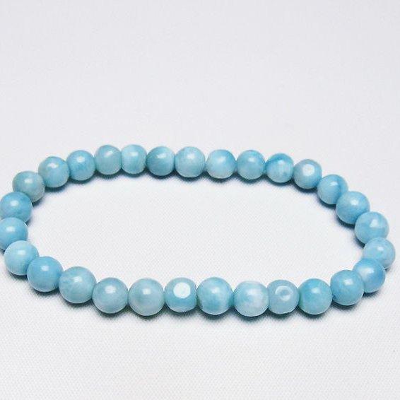 ラリマー ブレスレット 7mm t54-5876 : 誠安天然石専門店 - 通販
