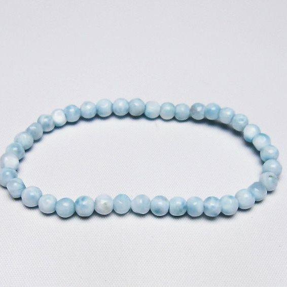 ラリマー ブレスレット 5mm t54-5890 : 誠安天然石専門店 - 通販