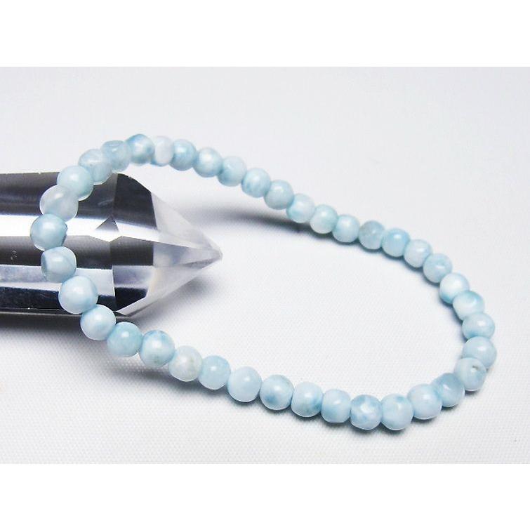 ラリマー ブレスレット 5mm t54-5890 : 誠安天然石専門店 - 通販